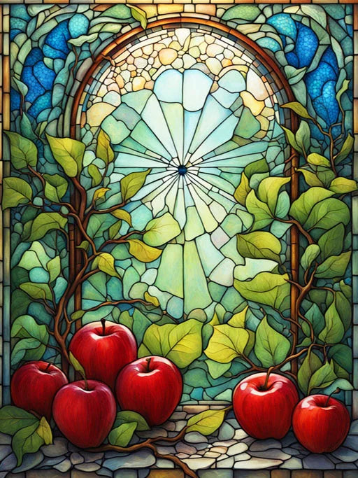 Diamond Painting Kits of Flowers, Different Sizes Available in a Round or Rectangle Shape