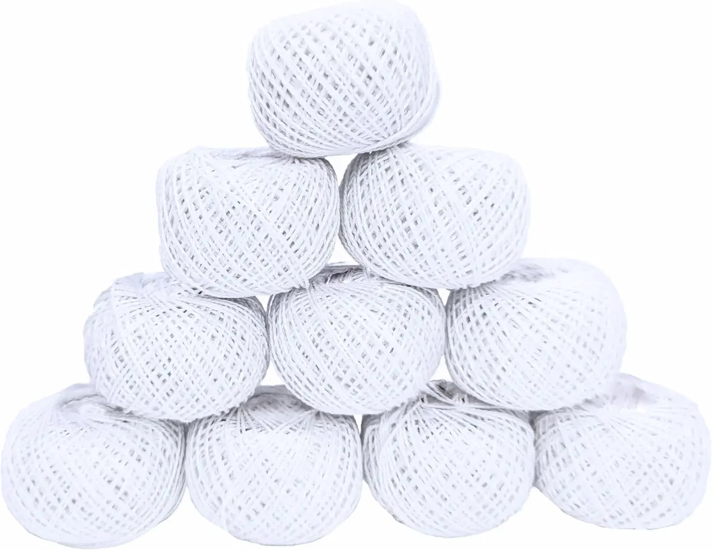 Cotton Crochet Yarn - 10 pcs, 10g Each, 100g each package - Perfect for Crafting