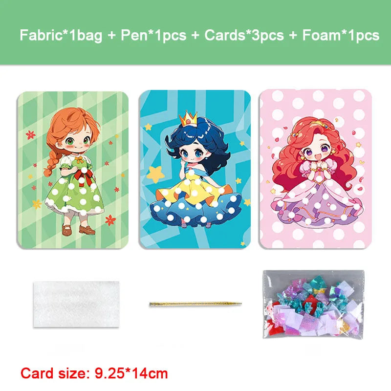 Children's Fabric Art - Poke and Puncture Painting for Kids