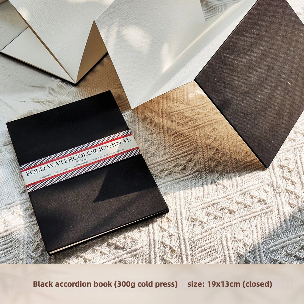 Accordion Watercolor Book Cotton
