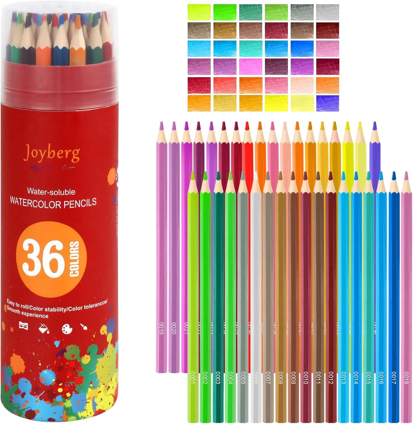 36 Color Watercolor Pencil Set