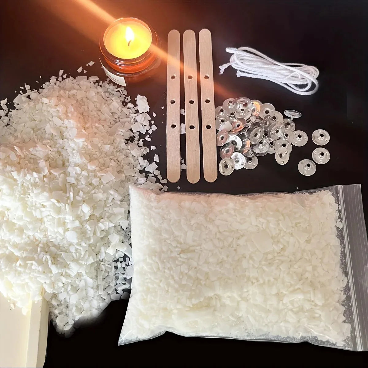Candle Making Kit with 100G of Soy Wax