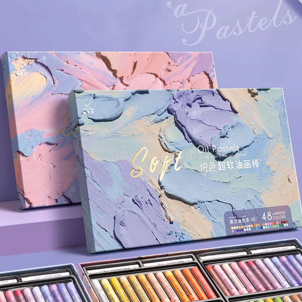 36 Soft Oil Pastel Set, Non-toxic and Odorless