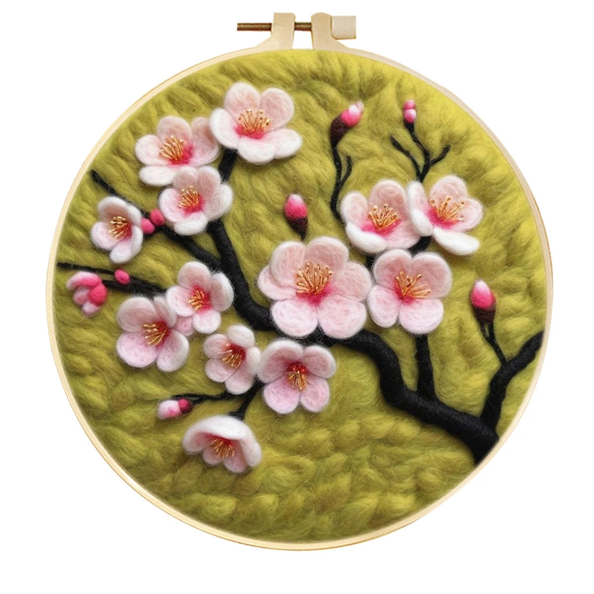 Trees and Flowers Wool Felting Kits