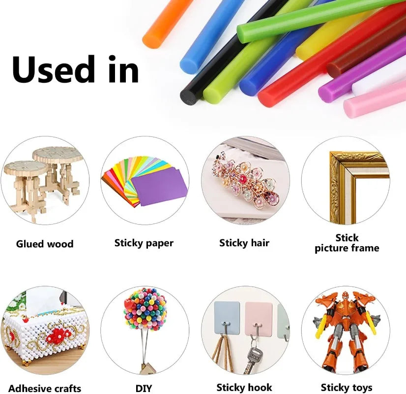 Colorful Hot Melt Glue Sticks