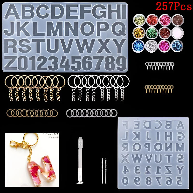 Silicone Molds Kit for Resin Jewelry Casting
