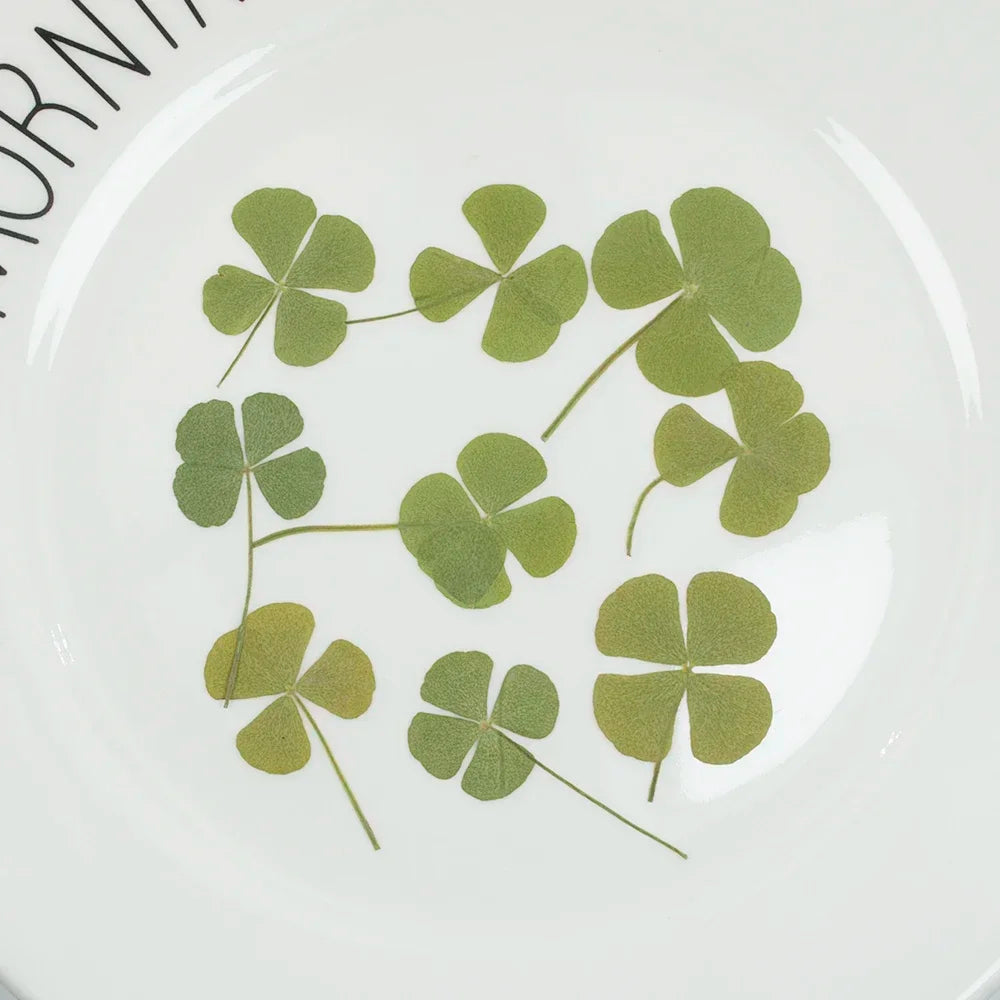 24pcs Four Leaf Clover For Epoxy Resin Crafts