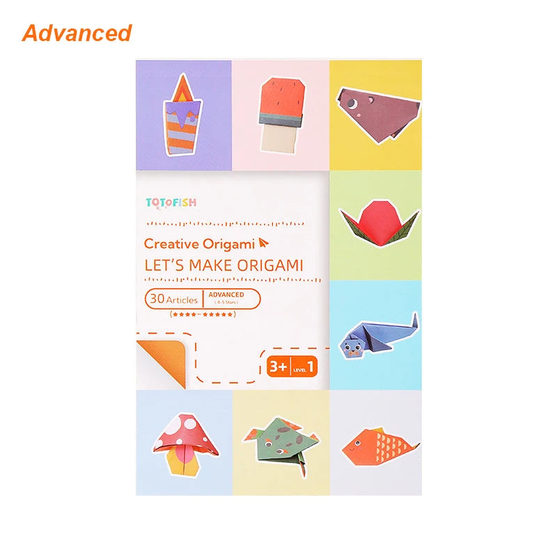 Origami Kit - 30 Sheets of Origami Paper - Guiding Book for Beginners