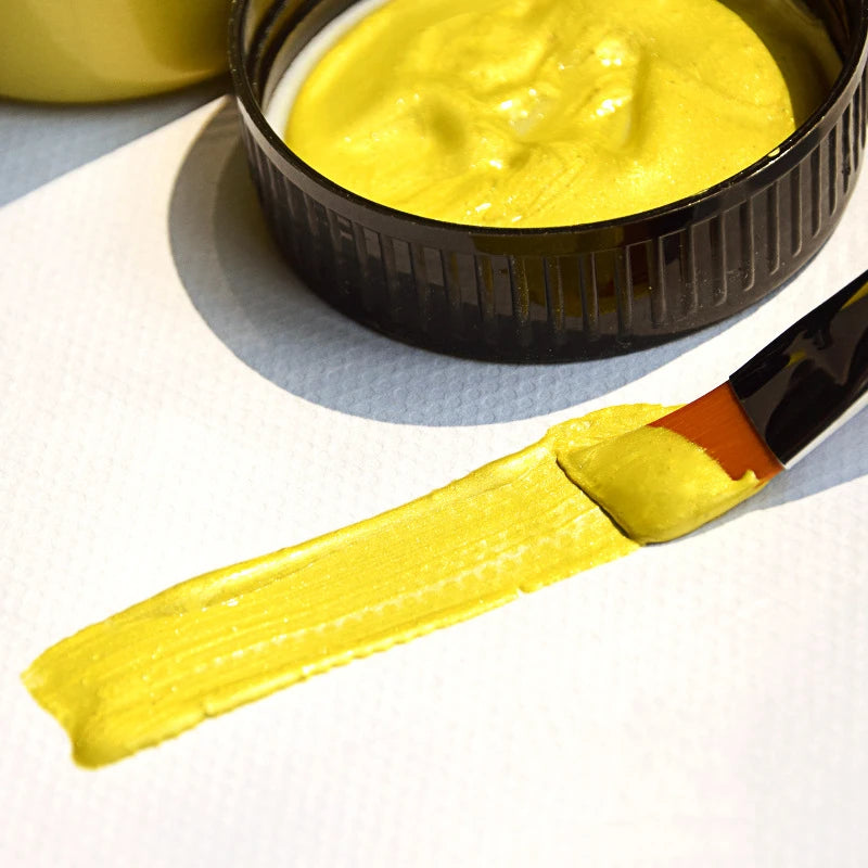 Metallic Acrylic Paint 60ml – Pearlescent Acrylic Paint for Canvas, Wood, Stone & More