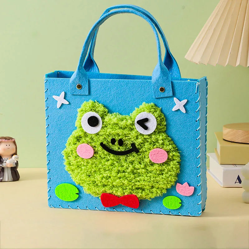 Felt Animal Bag Set for Beginners - Learn to Sew