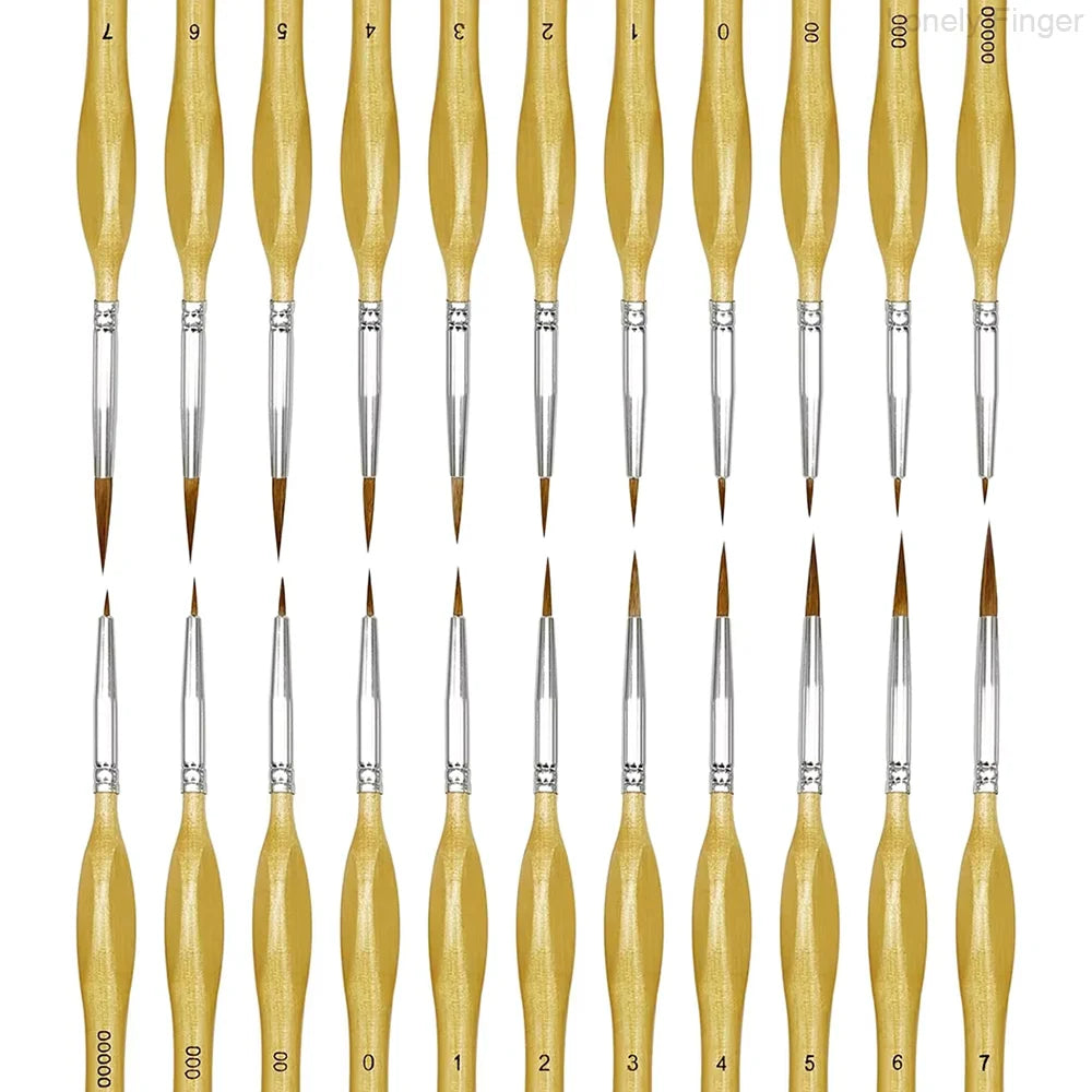10/11/20/22Pcs Fine Detail Paint Brushes