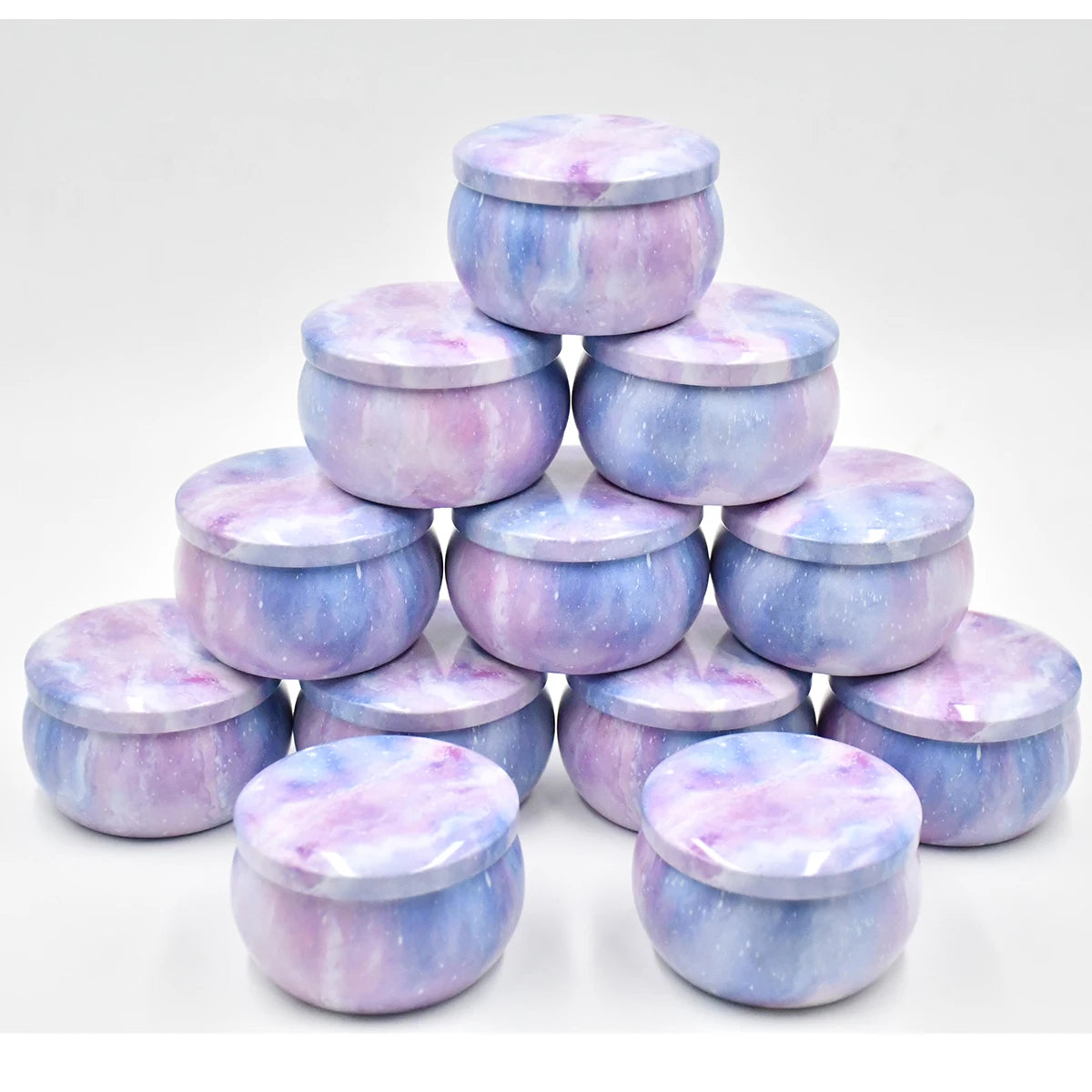 12pcs Empty Candle Tins, 4oz for Candle Making