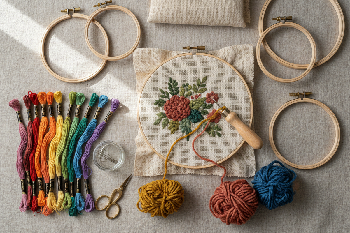 Embroidery & Punch Needle Supplies