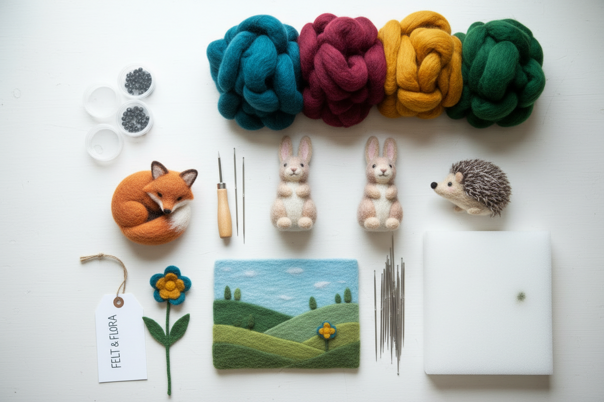 WOOL NEEDLE FELTING: Unlock Your Creativity with Soft Sculptures
