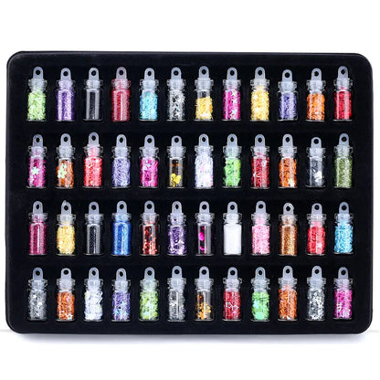 Assortment of Resin Fillers Jewelry Making - Various objects, glitter