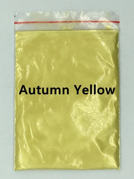 124 Colors of Pearlescent Mica Powdered Pigment in 10g Packets
