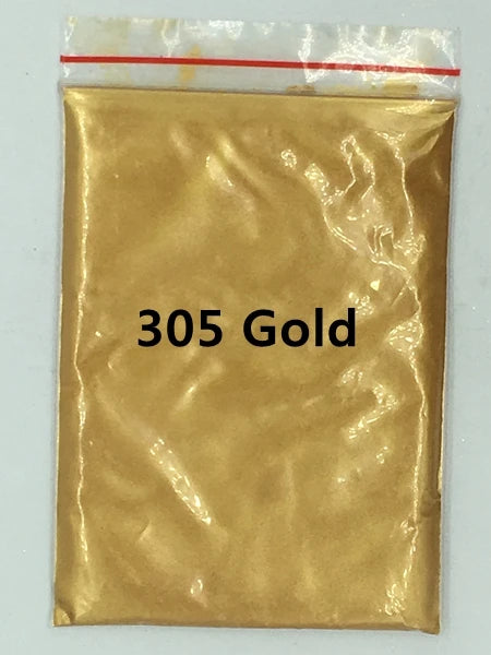 124 Colors of Pearlescent Mica Powdered Pigment in 10g Packets