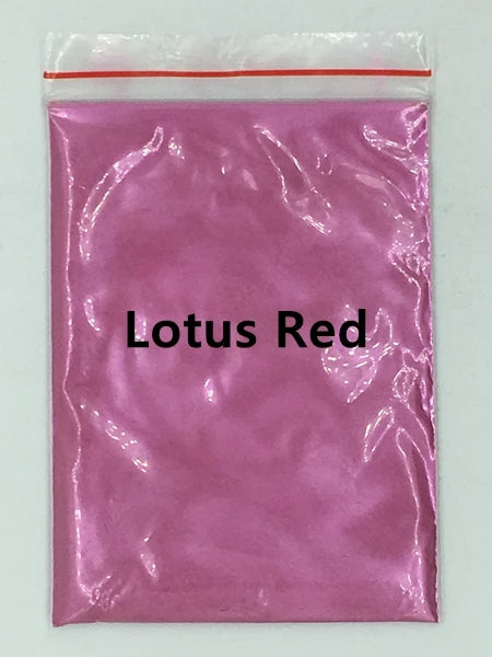 124 Colors of Pearlescent Mica Powdered Pigment in 10g Packets