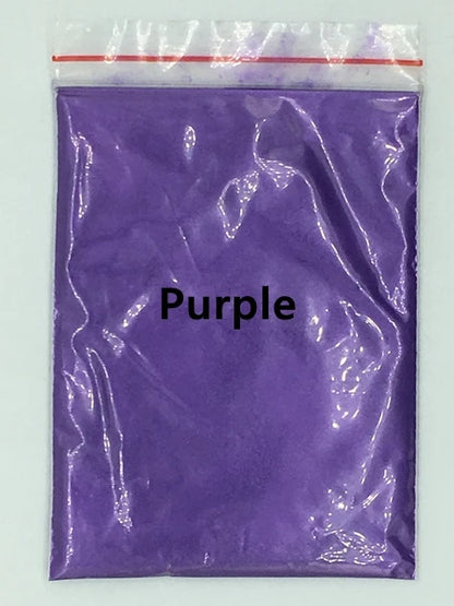 124 Colors of Pearlescent Mica Powdered Pigment in 10g Packets