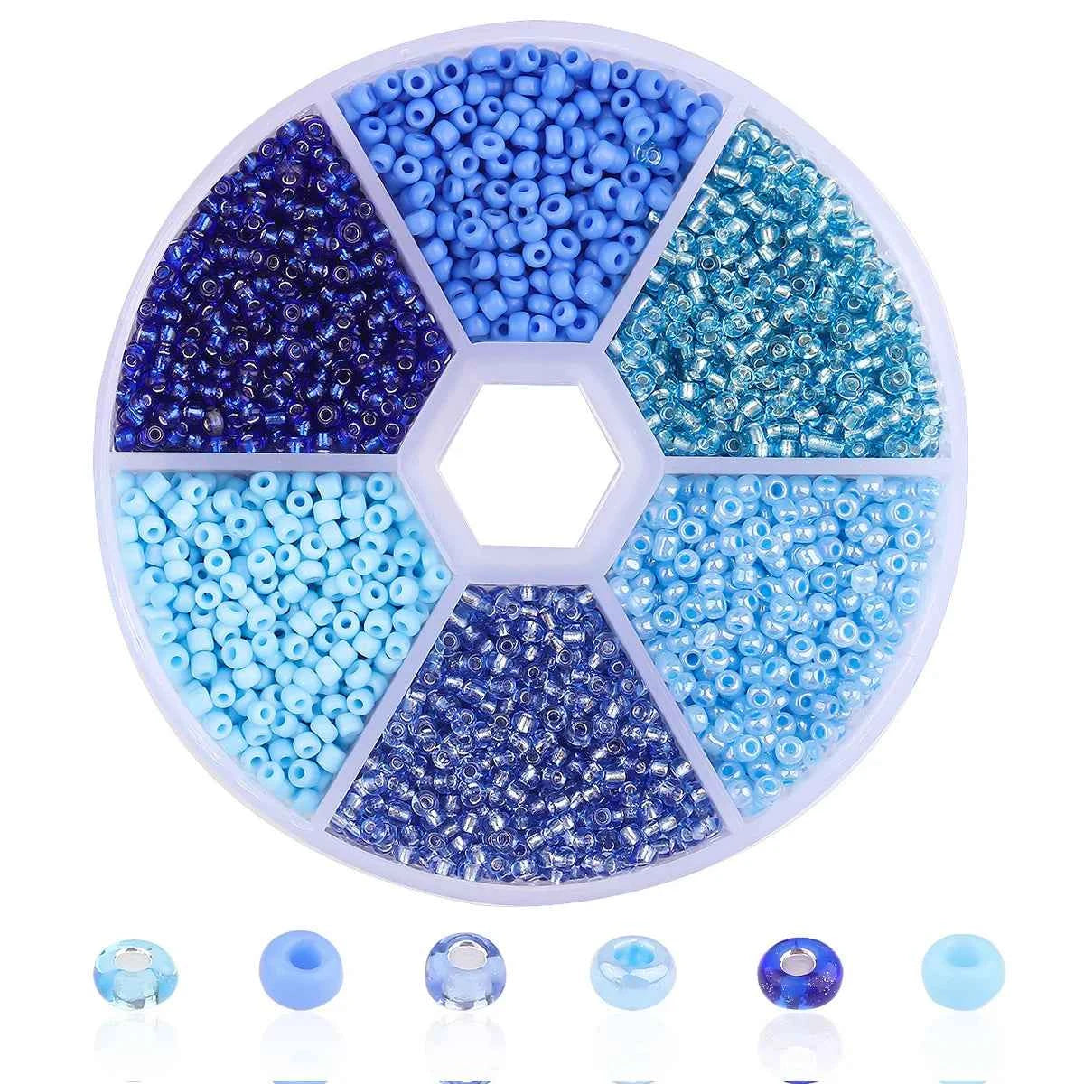 Glass Seed Beads Box - 2mm or 4mm Boxes