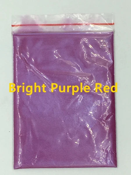 124 Colors of Pearlescent Mica Powdered Pigment in 10g Packets