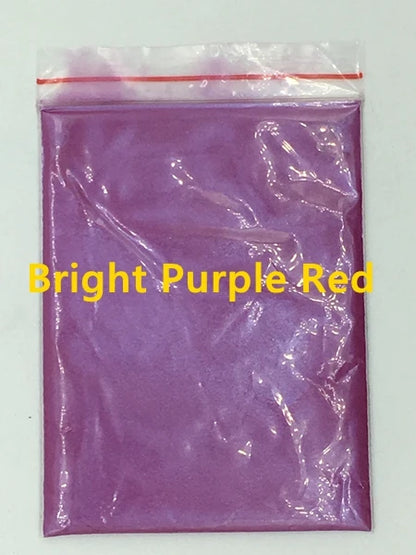 124 Colors of Pearlescent Mica Powdered Pigment in 10g Packets