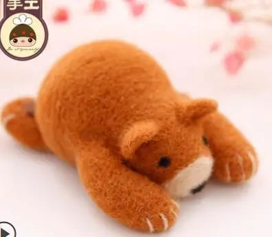 Polar Bear, Brown Bear or Panda - Wool Felting Kits