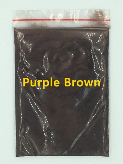124 Colors of Pearlescent Mica Powdered Pigment in 10g Packets