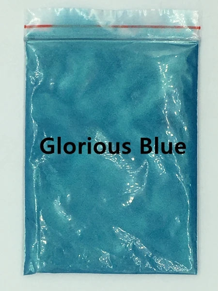 124 Colors of Pearlescent Mica Powdered Pigment in 10g Packets