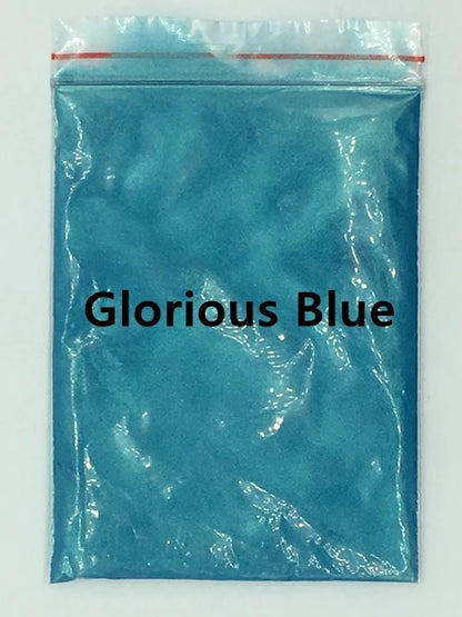 124 Colors of Pearlescent Mica Powdered Pigment in 10g Packets