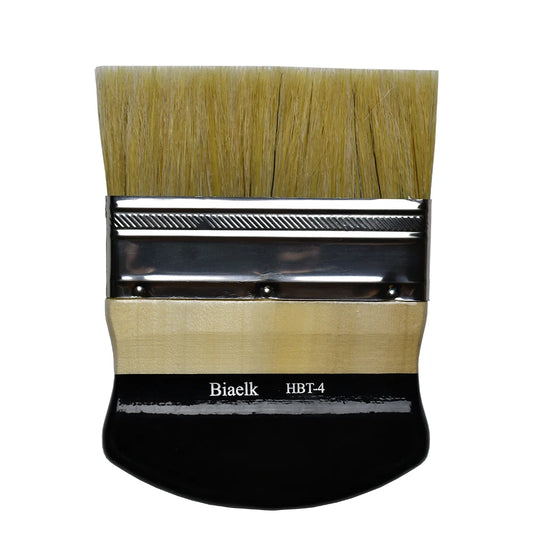 1PC High Quality Hog Bristle Hair Wooden Handle Flat Brush