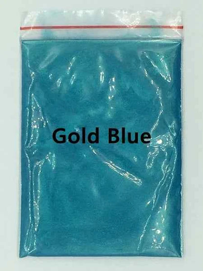 124 Colors of Pearlescent Mica Powdered Pigment in 10g Packets