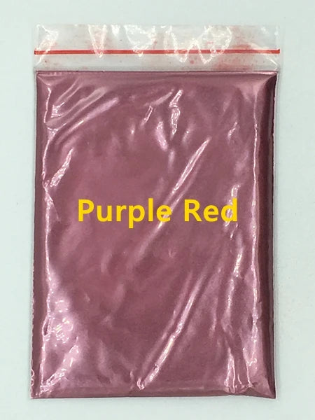 124 Colors of Pearlescent Mica Powdered Pigment in 10g Packets