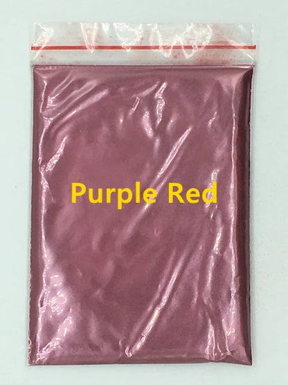 124 Colors of Pearlescent Mica Powdered Pigment in 10g Packets