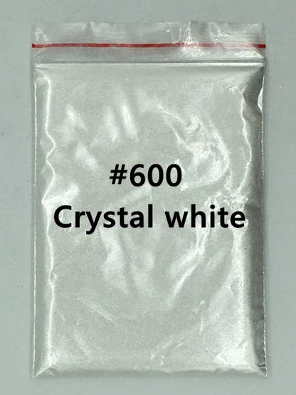 124 Colors of Pearlescent Mica Powdered Pigment in 10g Packets