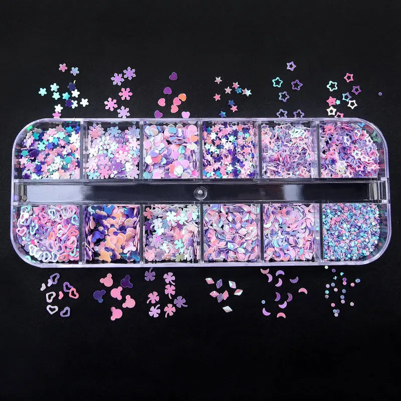 Assortment of Resin Fillers Jewelry Making - Various objects, glitter