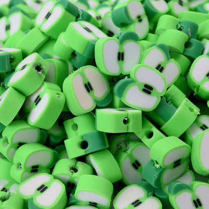 30pcs Polymer Clay Beads - Different Fruits