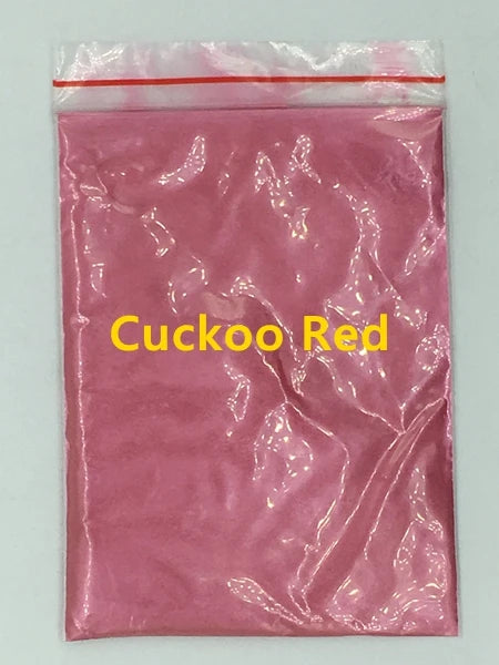 124 Colors of Pearlescent Mica Powdered Pigment in 10g Packets