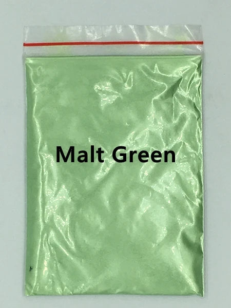 124 Colors of Pearlescent Mica Powdered Pigment in 10g Packets