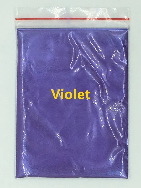 124 Colors of Pearlescent Mica Powdered Pigment in 10g Packets