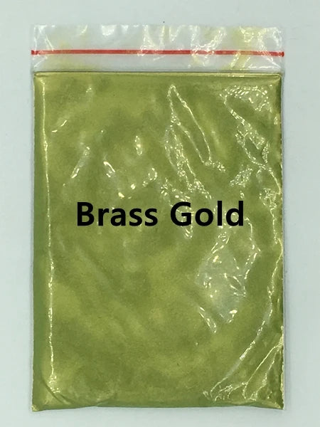 124 Colors of Pearlescent Mica Powdered Pigment in 10g Packets