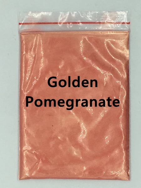 124 Colors of Pearlescent Mica Powdered Pigment in 10g Packets