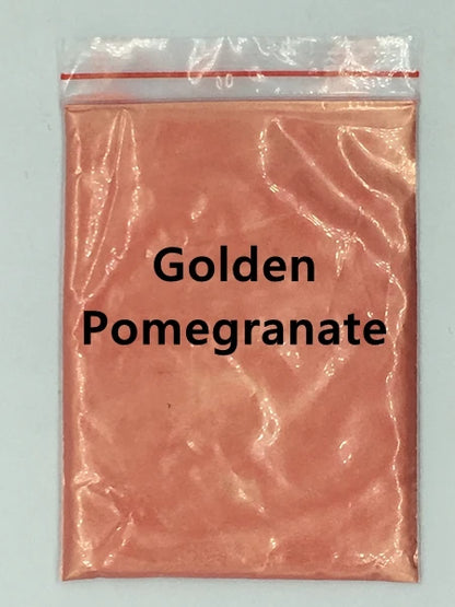 124 Colors of Pearlescent Mica Powdered Pigment in 10g Packets