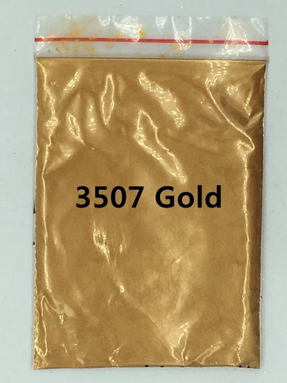 124 Colors of Pearlescent Mica Powdered Pigment in 10g Packets