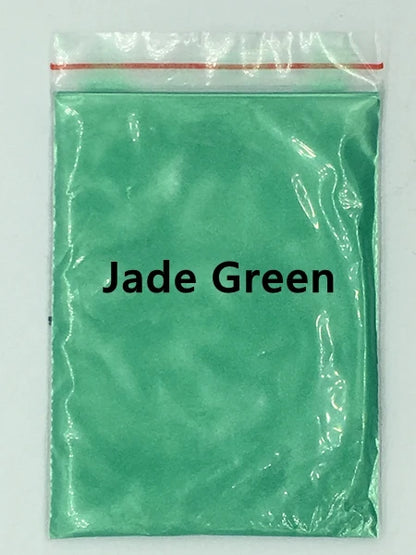 124 Colors of Pearlescent Mica Powdered Pigment in 10g Packets