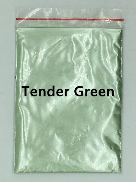 124 Colors of Pearlescent Mica Powdered Pigment in 10g Packets