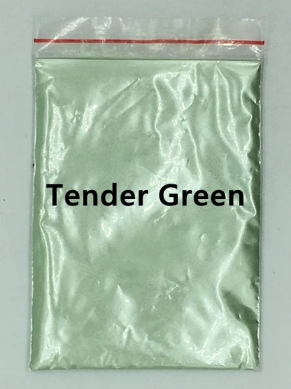 124 Colors of Pearlescent Mica Powdered Pigment in 10g Packets