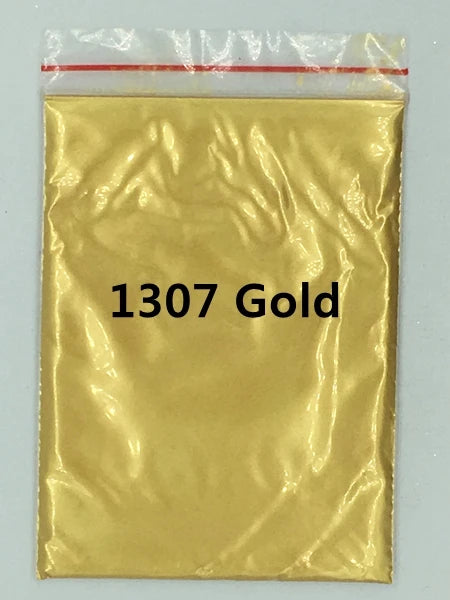 124 Colors of Pearlescent Mica Powdered Pigment in 10g Packets