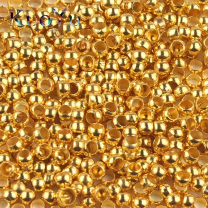 500pcs Ball Crimp End Beads for Jewelry Making