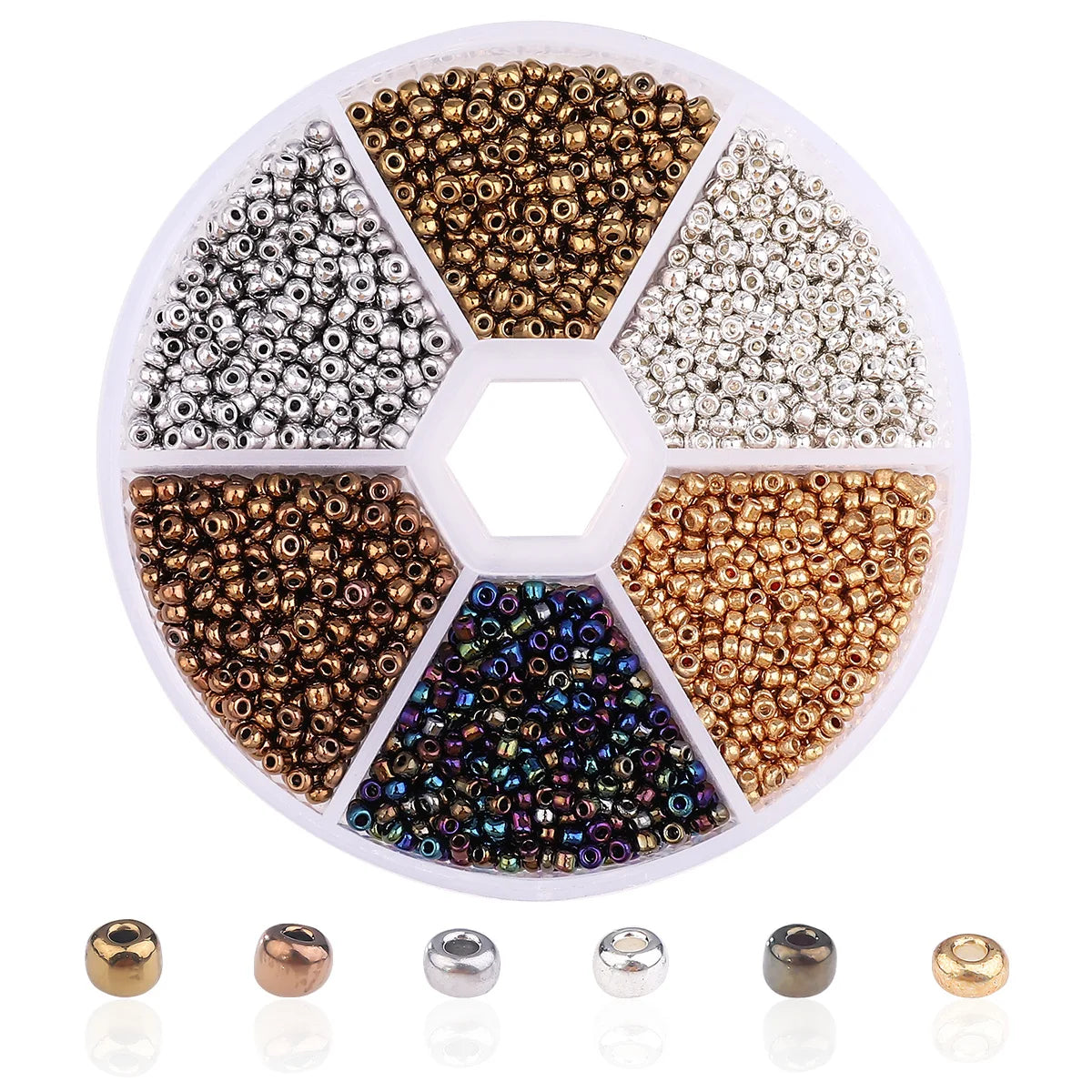 Glass Seed Beads Box - 2mm or 4mm Boxes